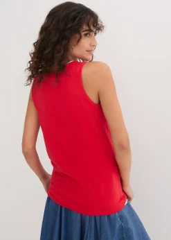 Lot de 5 débardeurs longs 100% coton