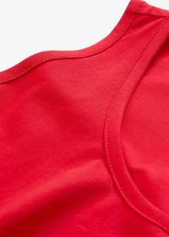 Lot de 5 débardeurs longs 100% coton