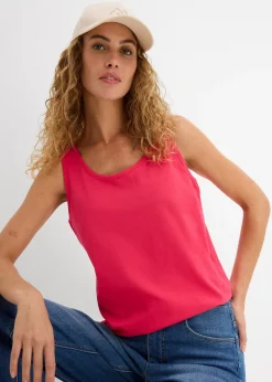 Lot de 5 débardeurs longs 100% coton