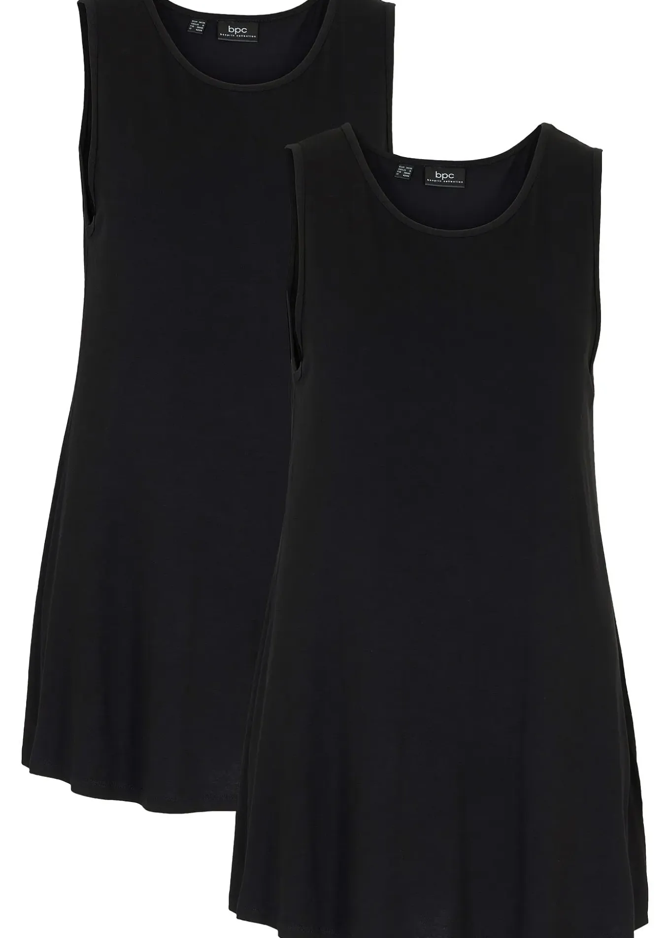 Lot de 2 débardeurs longs en viscose douce