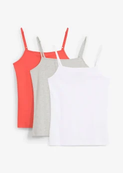 Lot de 3 hauts à bretelles fines