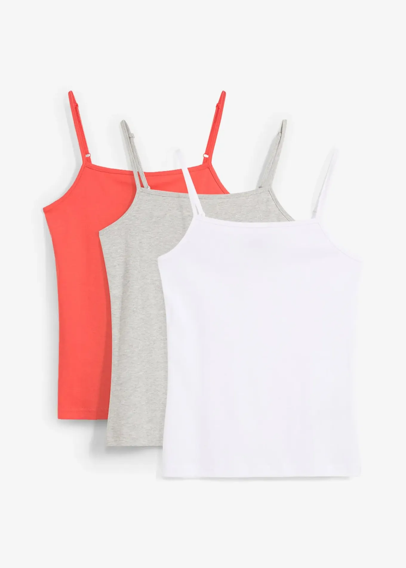 Lot de 3 hauts à bretelles fines