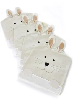 Lot de 4 housses de chaise en forme de lapin