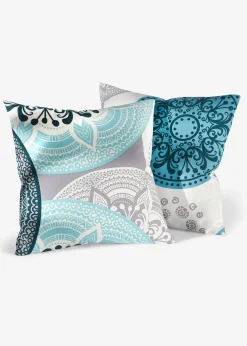 Lot de 2 housses de coussin à ornements