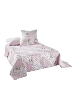 Lot de 2 housses de coussin à roses