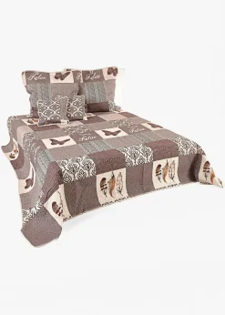 Lot de 2 housses de coussin à imprimé patchwork