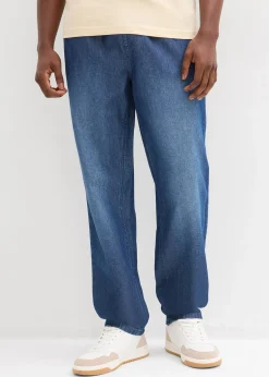 Lot de 2 jeans classiques d’été à taille élastiquée