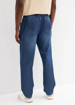Lot de 2 jeans classiques d’été à taille élastiquée
