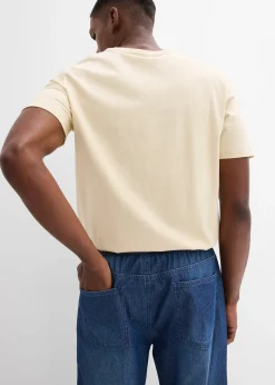 Lot de 2 jeans classiques d’été à taille élastiquée