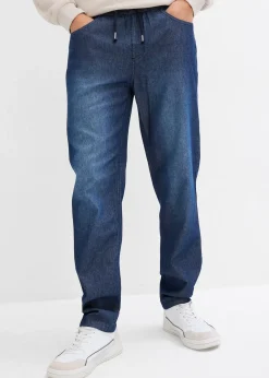 Lot de 2 jeans classiques d’été à taille élastiquée