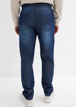 Lot de 2 jeans classiques d’été à taille élastiquée