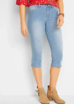 Lot de 2 jeans corsaire extensibles