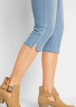 Lot de 2 jeans corsaire extensibles