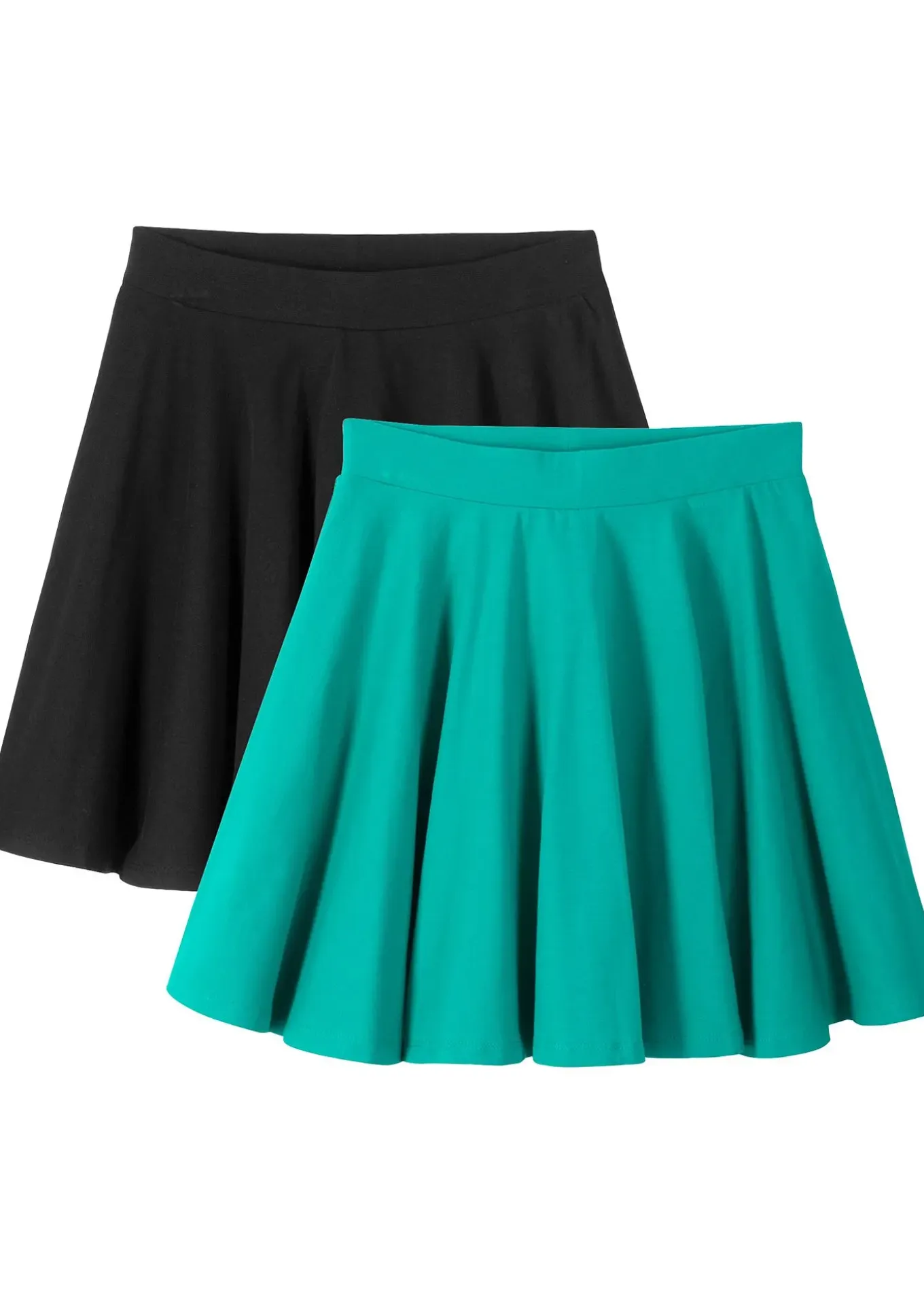 Lot de 2 jupes jersey avec coton