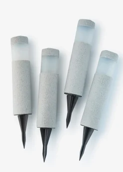 Lot de 4 lampes déco solaires de chemin