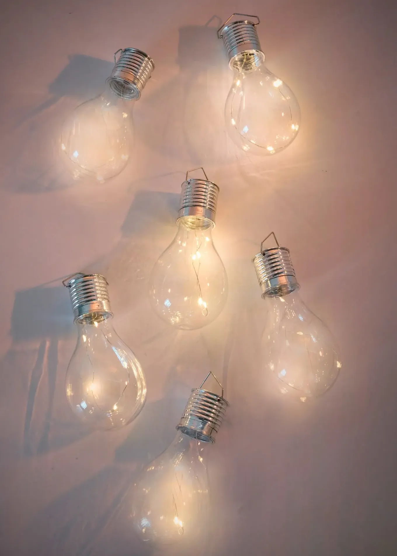 Lot de 6 lampes déco solaires