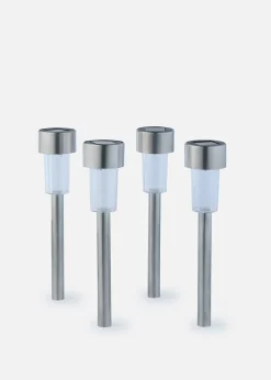 Lot de 4 lampes déco solaires de chemin
