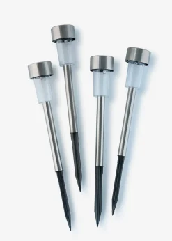 Lot de 4 lampes déco solaires de chemin