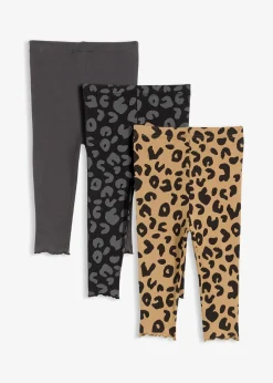 Lot de 3 leggings 100% coton