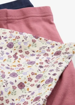 Lot de 3 leggings 100% coton