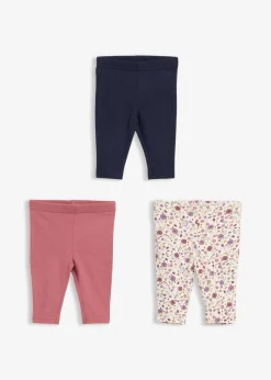 Lot de 3 leggings 100% coton