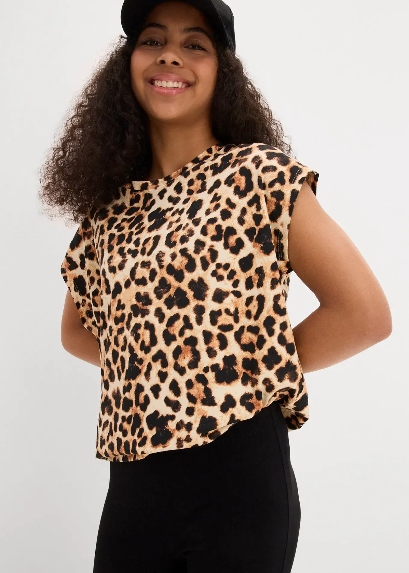 Lot de 2 leggings 3/4 en coton extensible