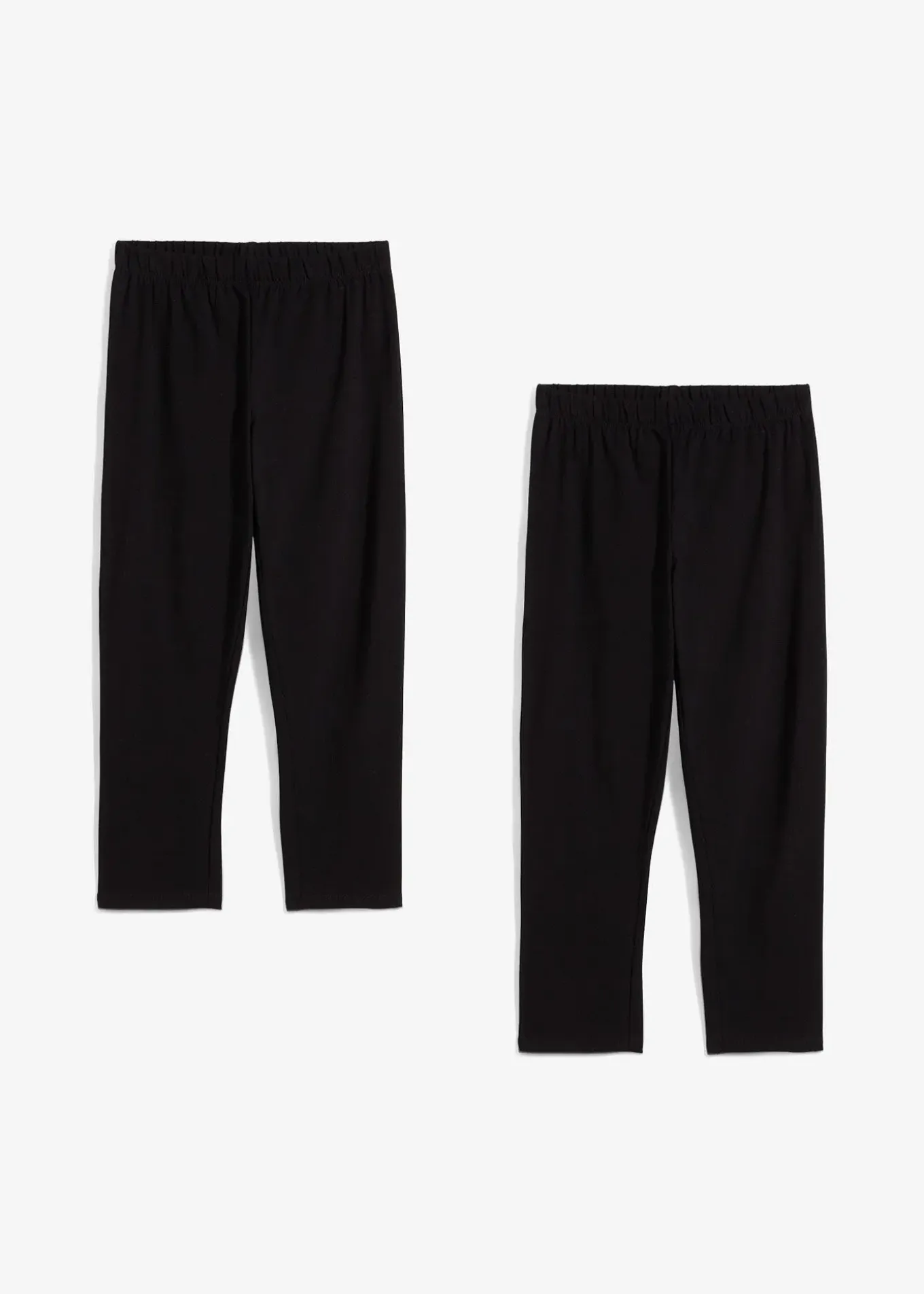 Lot de 2 leggings 3/4 en coton extensible