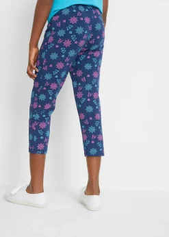 Lot de 2 leggings 3/4 en coton extensible