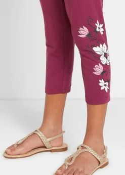 Lot de 2 leggings 3/4 en coton extensible