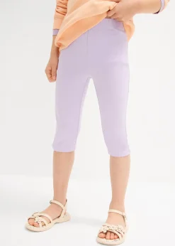 Lot de 2 leggings corsaire en coton mélangé extensible