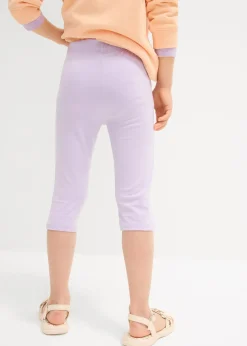 Lot de 2 leggings corsaire en coton mélangé extensible