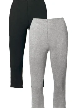 Lot de 2 leggings corsaire étroits