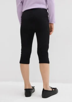 Lot de 2 leggings corsaire en coton mélangé extensible