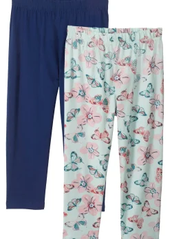 Lot de 2 leggings corsaire avec coton