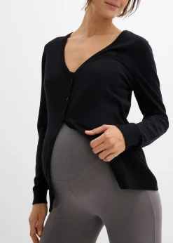 Lot de 2 leggings de grossesse, longueur 3/4