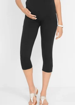 Lot de 2 leggings de grossesse, longueur 3/4