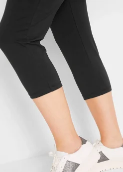 Lot de 2 leggings de grossesse, longueur 3/4