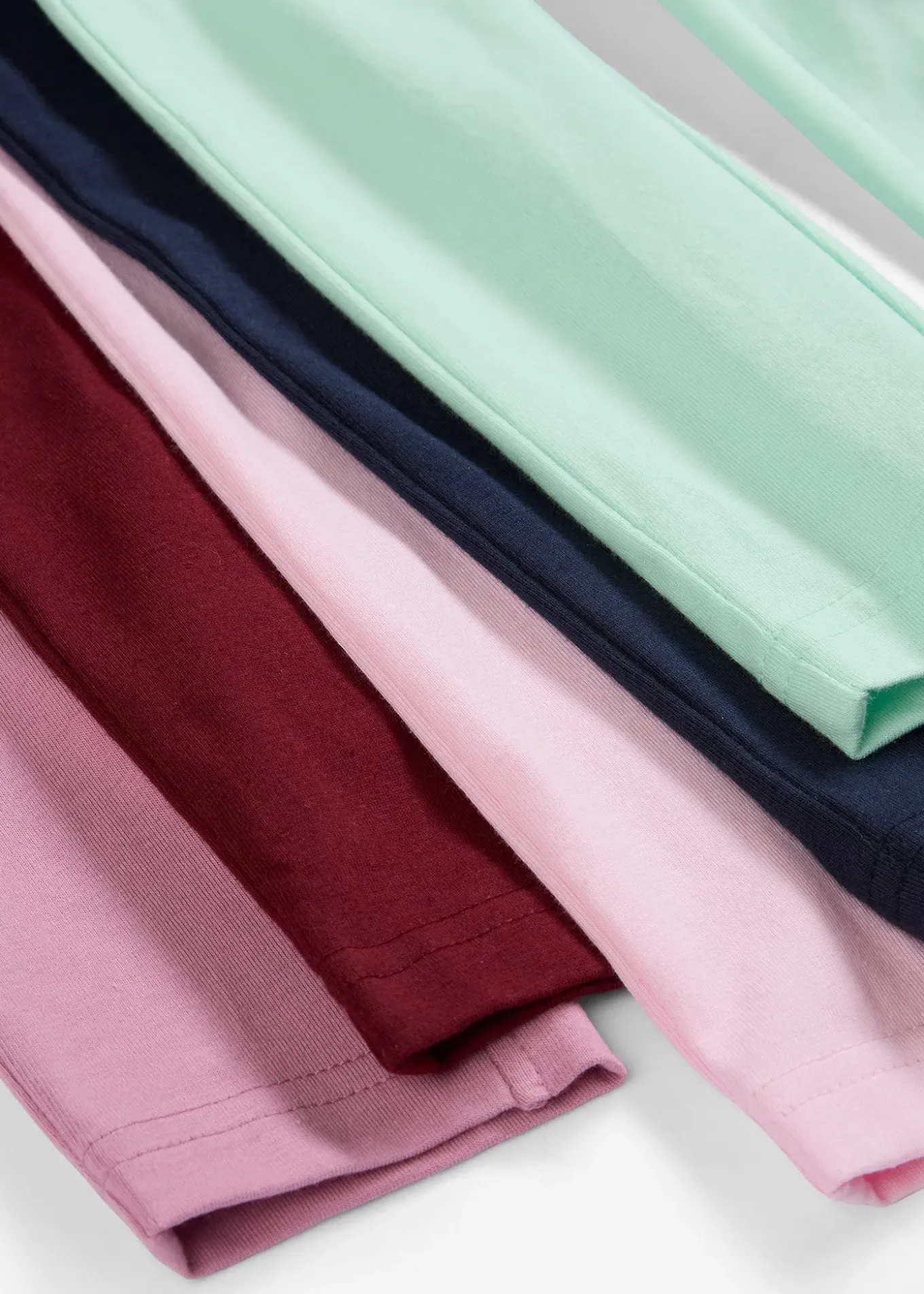 Lot de 5 leggings en coton extensible