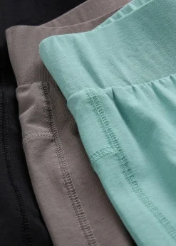 Lot de 3 leggings en coton extensible