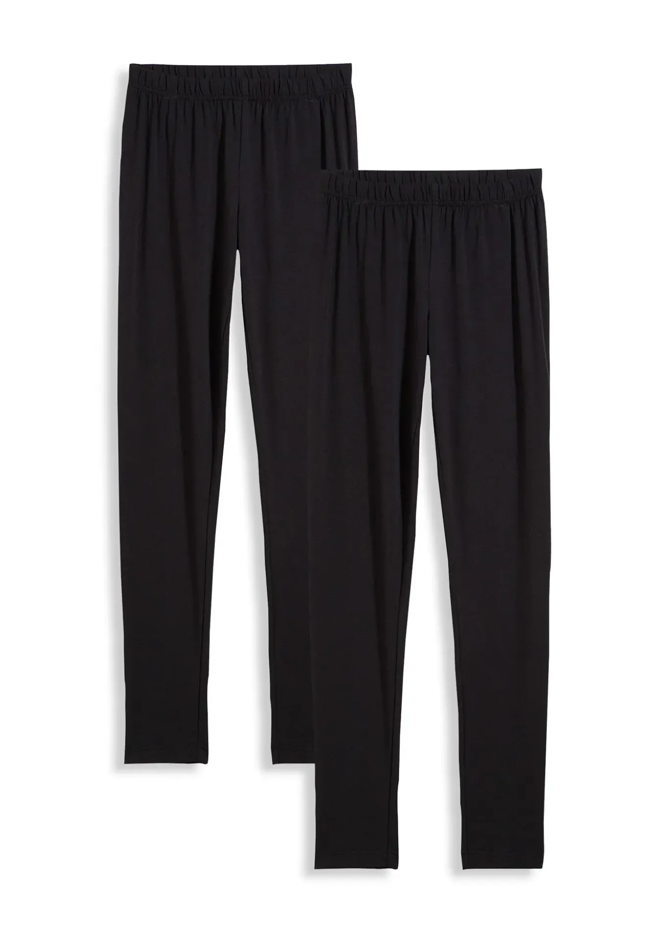 Lot de 2 leggings en matière élastique