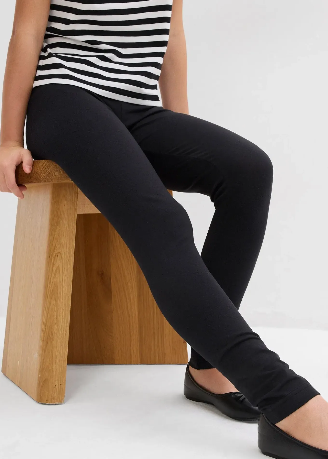 Lot de 2 leggings en matière élastique