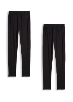 Lot de 2 leggings en matière élastique