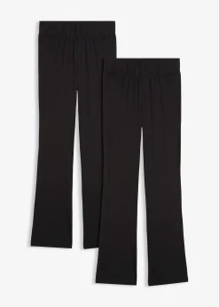 Lot de 2 leggings évasés