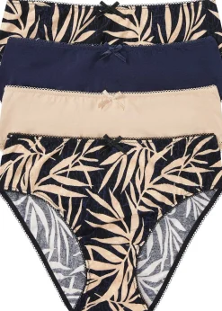 Lot de 4 maxi slips avec coton