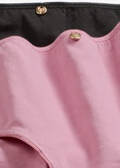 Lot de 4 maxi slips avec dentelle