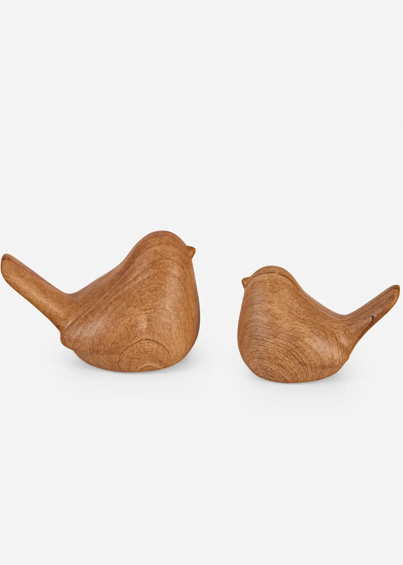 Lot de 2 oiseaux déco