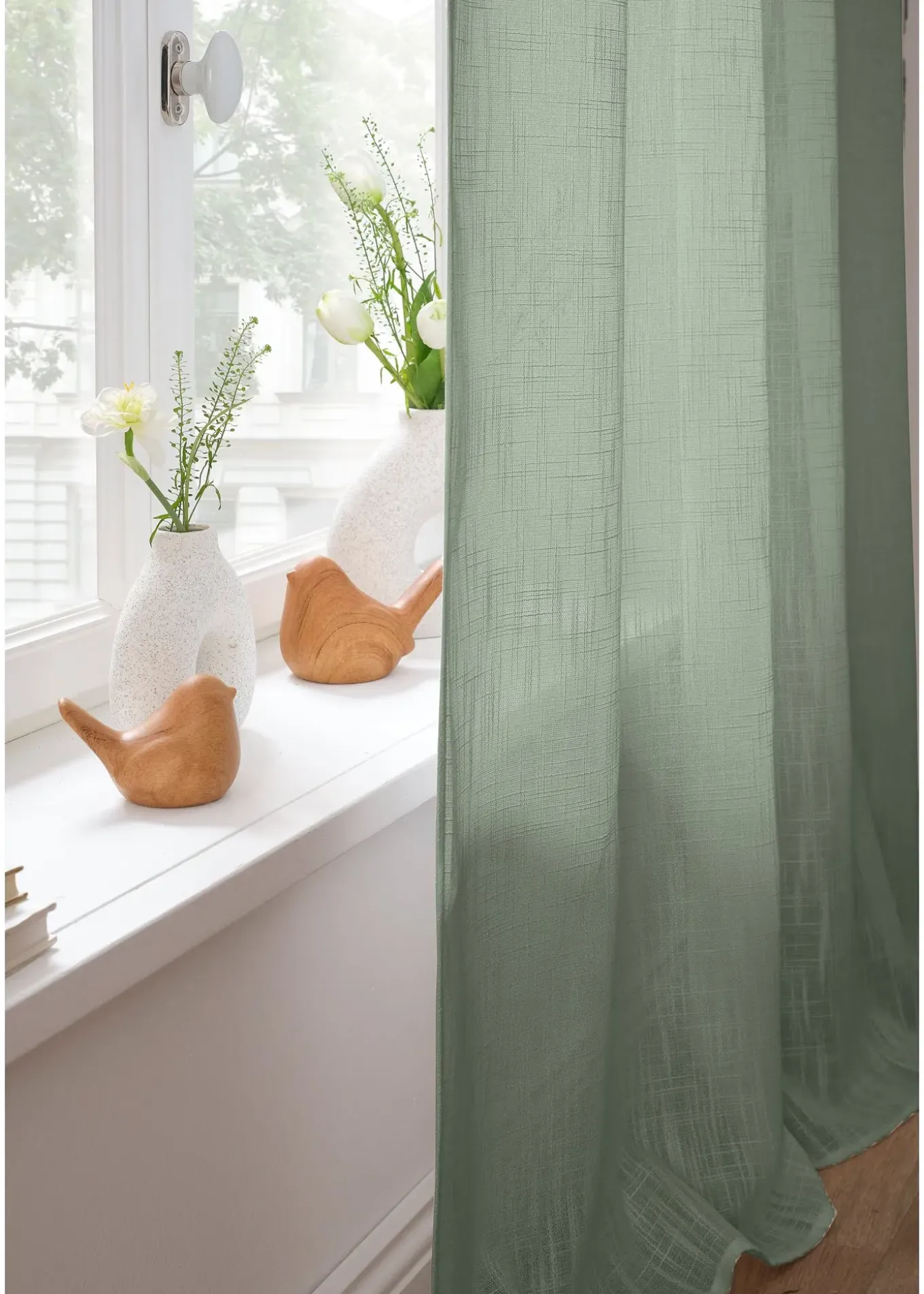 Lot de 2 oiseaux déco