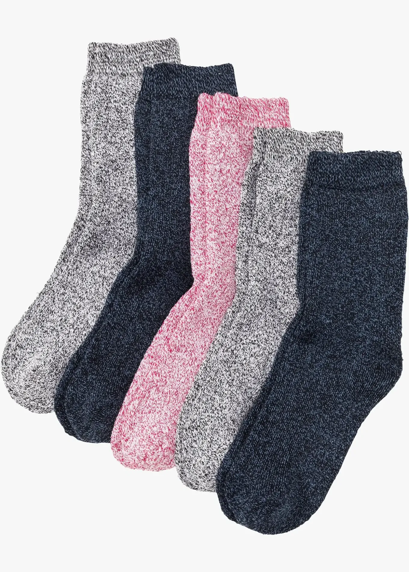 Lot de 5 paires de chaussettes chaudes en éponge