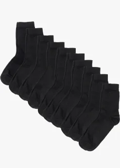 Lot de 10 paires de chaussettes en coton majoritaire