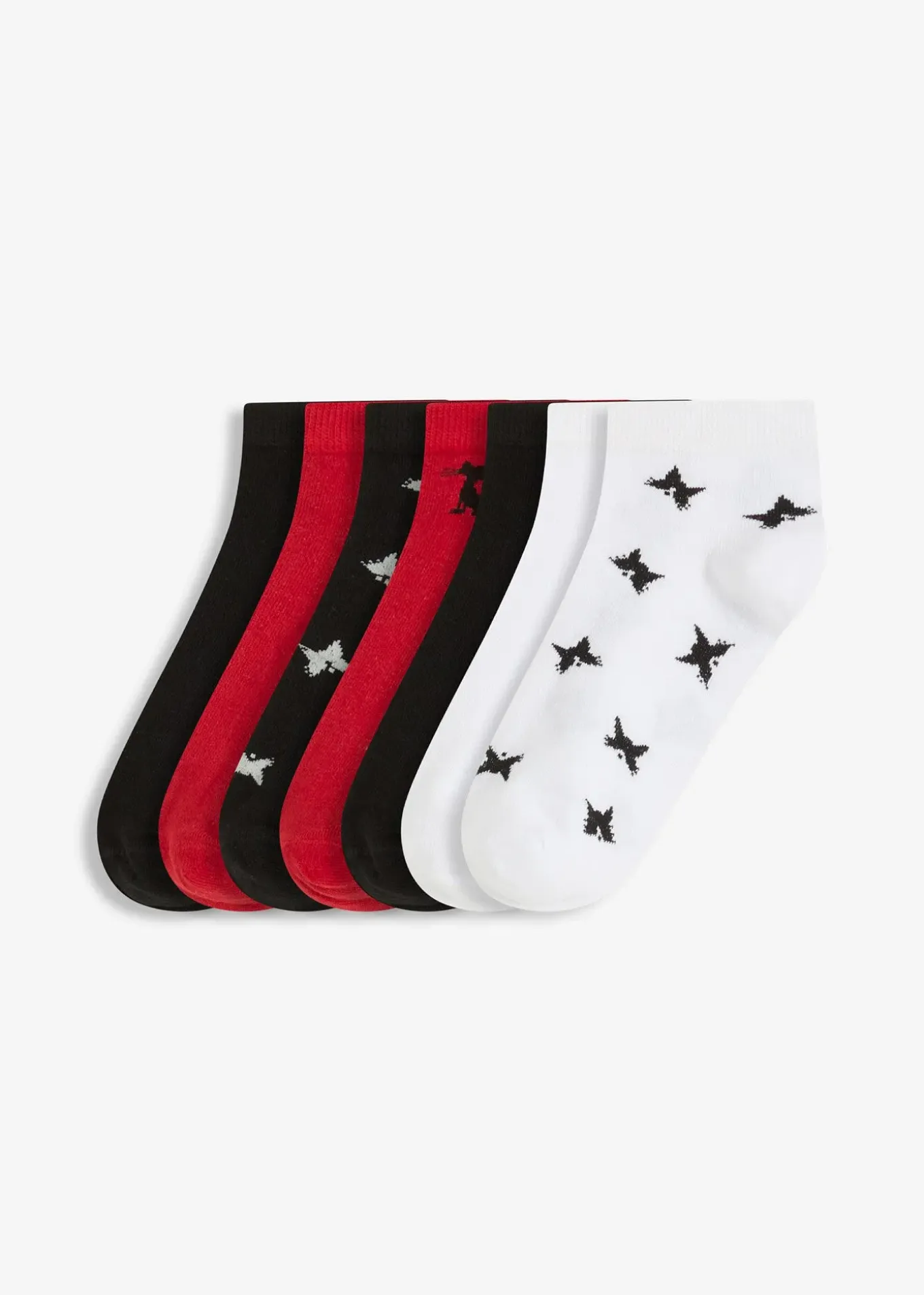 Lot de 7 paires de chaussettes courtes coton majoritaire